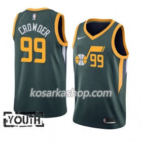 Dres Utah Jazz Jae Crowder 99 Nike 2018-19 Zelena Swingman - Dječji